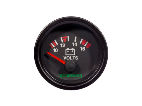 RACETECH 52MM VOLTMETER RACETECH 52MM VOLTMETER