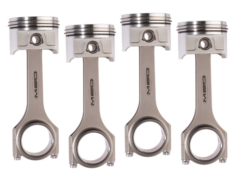 MED STEEL CONROD AND OMEGA PISTON KIT - FULL COMPETITION
