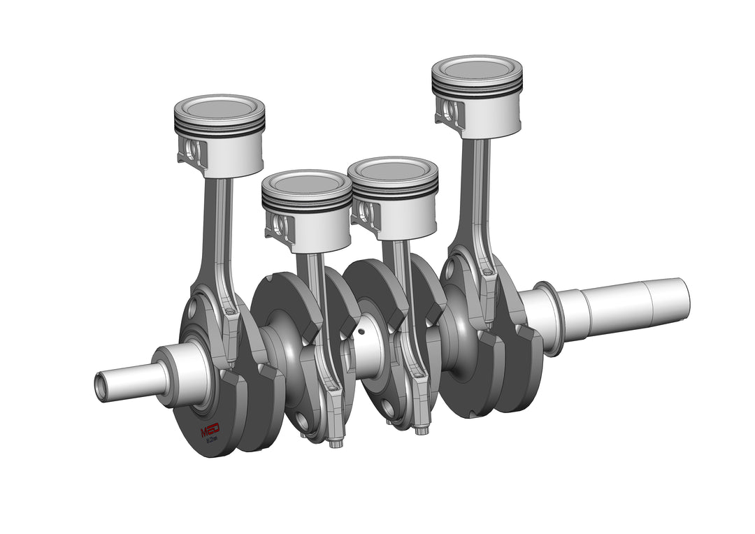 Crank Spring Rod MED MULTI-WEB CRANKSHAFT KIT - MINI | MED