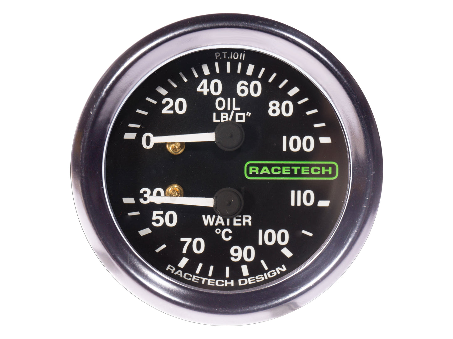 RACETECH 52MM CLASSIC OIL PRESS/WATER TEMP GAUGE