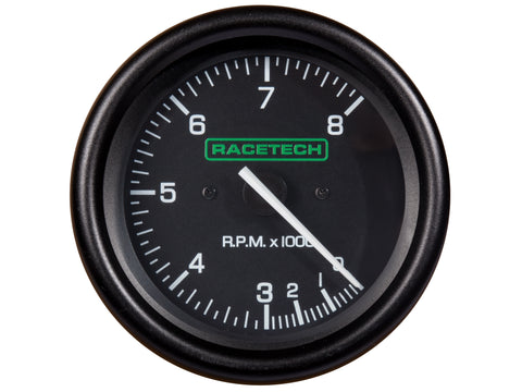 RACETECH 80MM TACHO - 8,000RPM